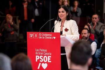 Los socialistas de Telde arropan a un Pedro Sánchez convencido del triunfo de su partido en las Islas/Acfi Press y TA.